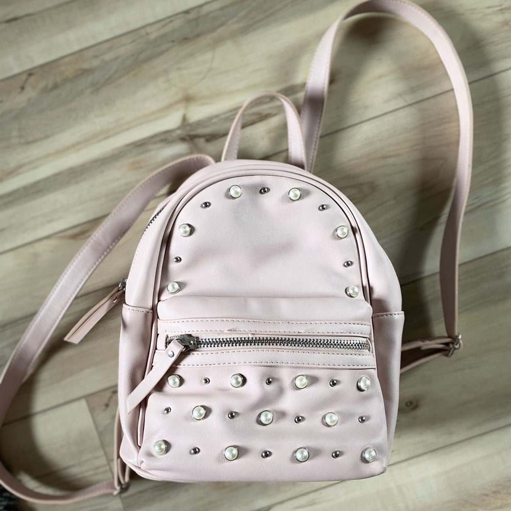 Pink mini backpack